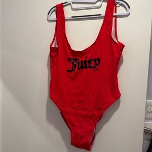 Juicy Couture Red Kids Bodysuit